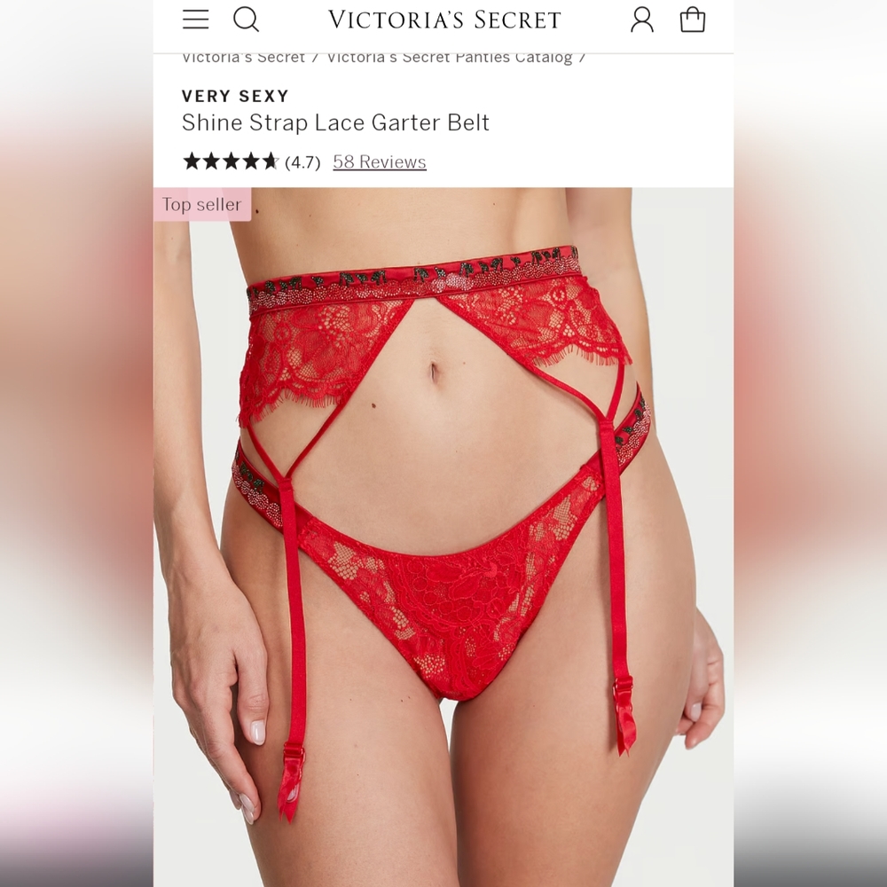 VS, Lace Garter Belt, Victoria's Secret